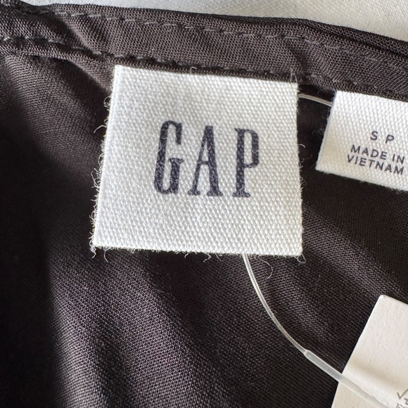 GAP New Sleeveless Fit & Flare Cami Dress Black Small Tie Straps Cocktail Summer - Picture 8 of 16